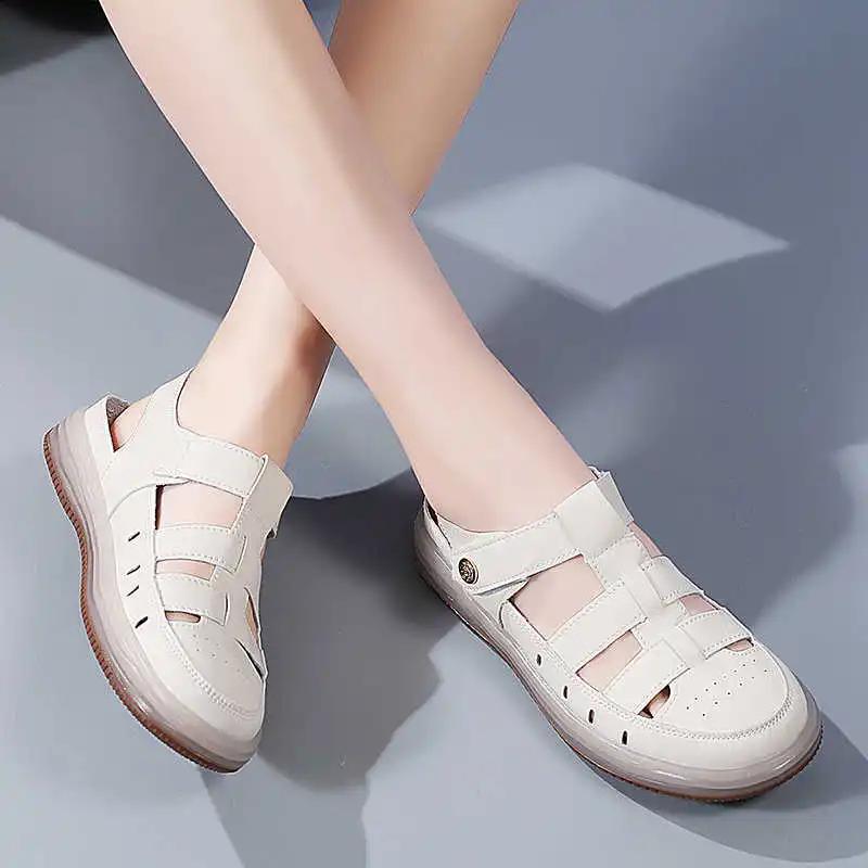 Moda Senza Schienale Non Scivolano Pantofole da Donna Scarpe da Ginnastica Scarpe Sandalo Mezzo Argento Scarpe da Ginnastica Krasofka College