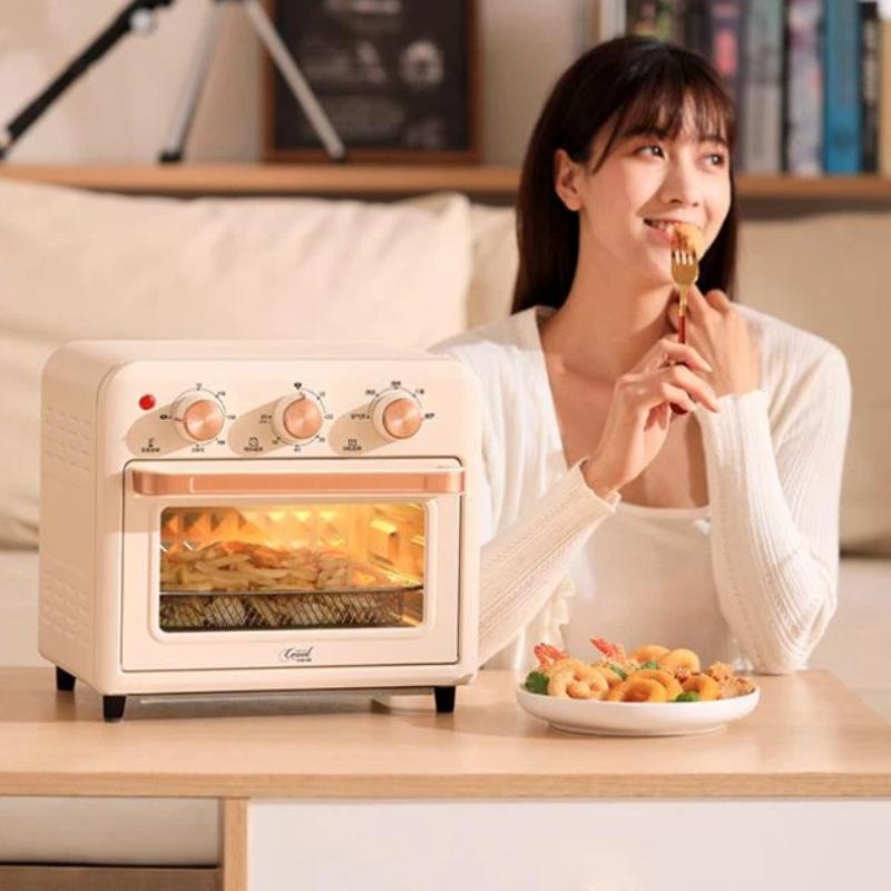 Multifunctional Oven, 13L Compact Electric Oven and Toaster in One, Fully Automatic Household Baking Appliance