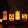 Halloween Totenkopf Kürbis Kerzenhalter & Lampe