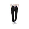 Puma Solid Color Logo Print Drawstring Sports Pants Women bottoms Black 537525-01