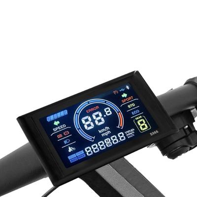 24-72V Ebike LCD Display 5Pins LCD-S966 Smart Color Screen Waterproof Mountain Bike Control Panel