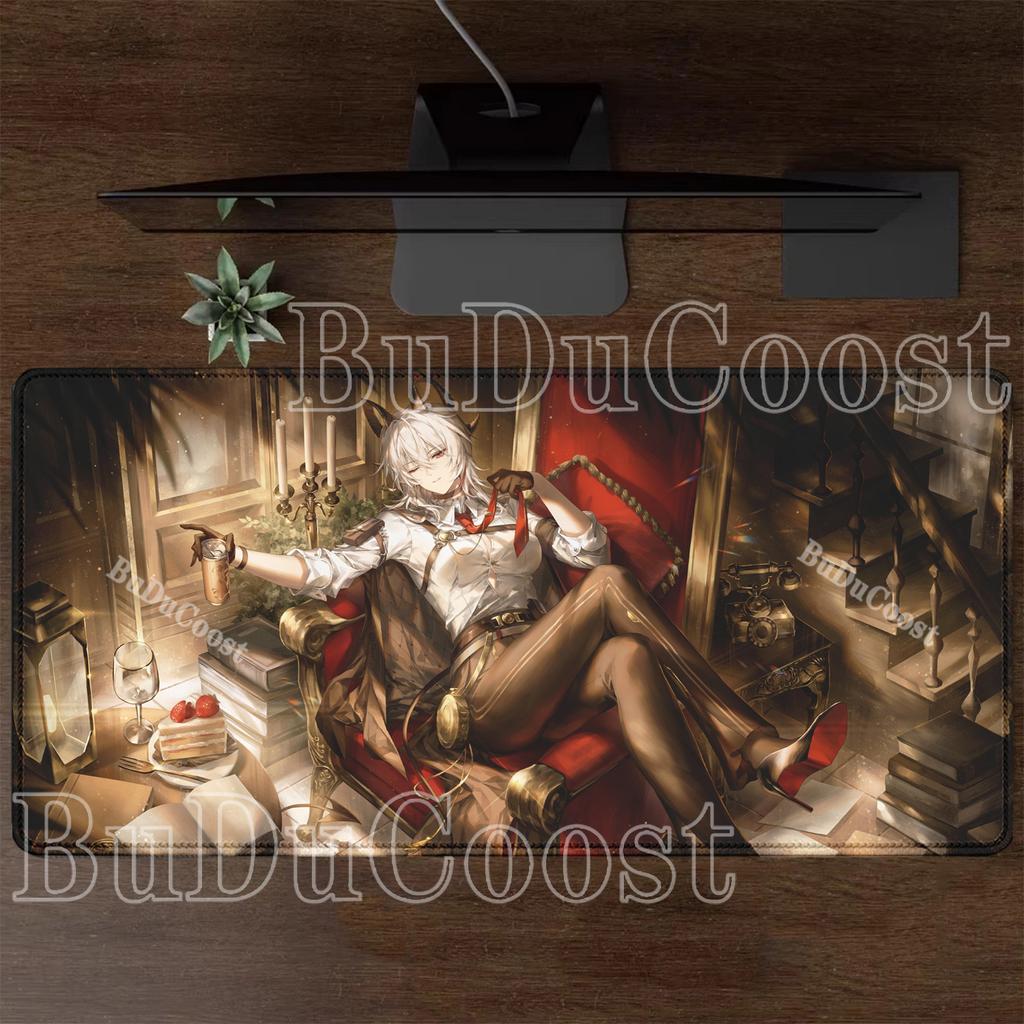 New Zani Wuthering Waves WuWa Anime Girl Mousepad Large Gaming Keyboard Anti-slip Rubber Desk Mat PC HD Printing ESports Carpet