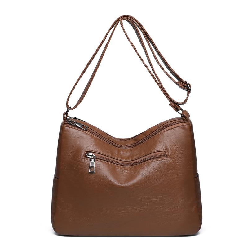 Multi-compartment Simple All-match Middle-aged and Elderly Mother's Large-capacity Casual Shoulder Crossbody Bag
