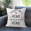 Sweet Home Themed Pillow Gift Home Office Decoration Pillow Bedroom Sofa Car Cushion Coverpillow Case