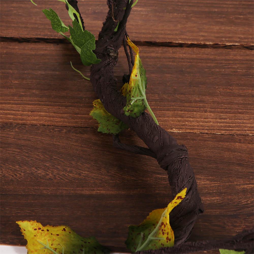 Simulation Plastic Jungle Vines Branches Bendable Jungle Climbing Branches Gecko