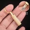 Mini Brass Capsule Pocket Knife Portable Survival Knife EDC Tools Keychain Outdoor Survival Emergency Mini Pocket Cutting Tool