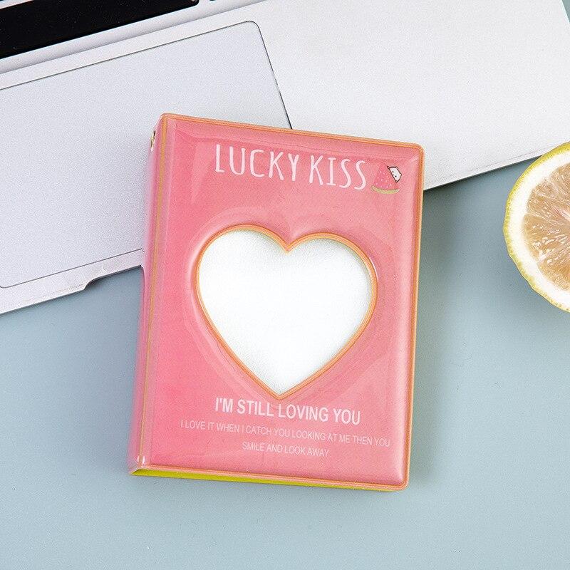 

3-дюймовый фотоальбом Love Heart с полым вырезом, сборная книга для Instax Mini 11 9, пленка BTS KPOP, фотокарты, держатель для карт с кредитным именем 9