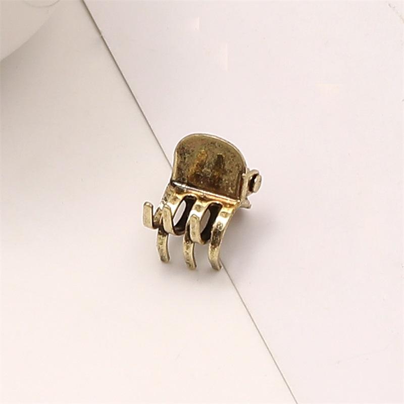 Fashion Women Hair Claw Small 1.5cm Metal Hair Clips Colorful Solid Color Cute Claw Clip Girls Hair Accessories Hair Clip New