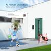 Wireless Wi-Fi Video Doorbell Camera with Two Way Audio, AI Motion Detection, Night Vision and Cloud Storage, 2.4G Wi-Fi Only