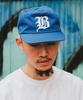 BROWNBREATH 5 Panel Bb Logo Vintage Cap - Blue