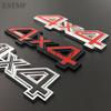 3D  4 x 4 4WD 4 Wheel Drive Offroad Car Metal Alloy Trunk Adhesive Badge Body Tailgate Displaceme Emblem
