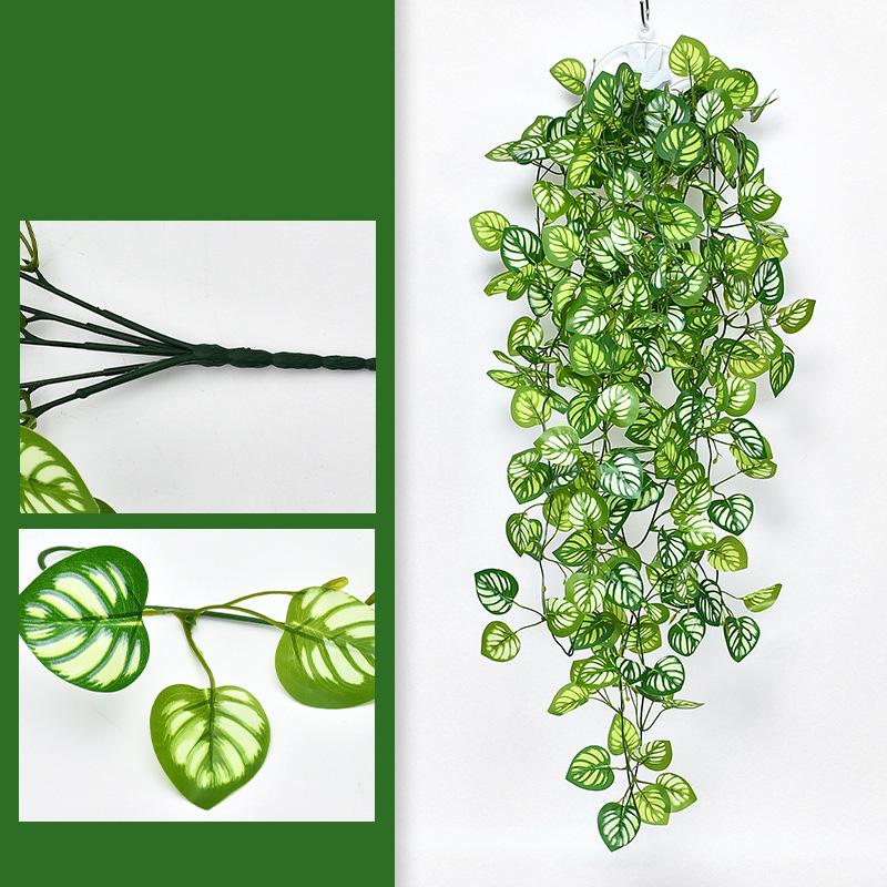 1PC Wand Hängen Pflanzen Künstliche Pflanzen Hängen Pflanzen Zweig Garten Hochzeit Decor