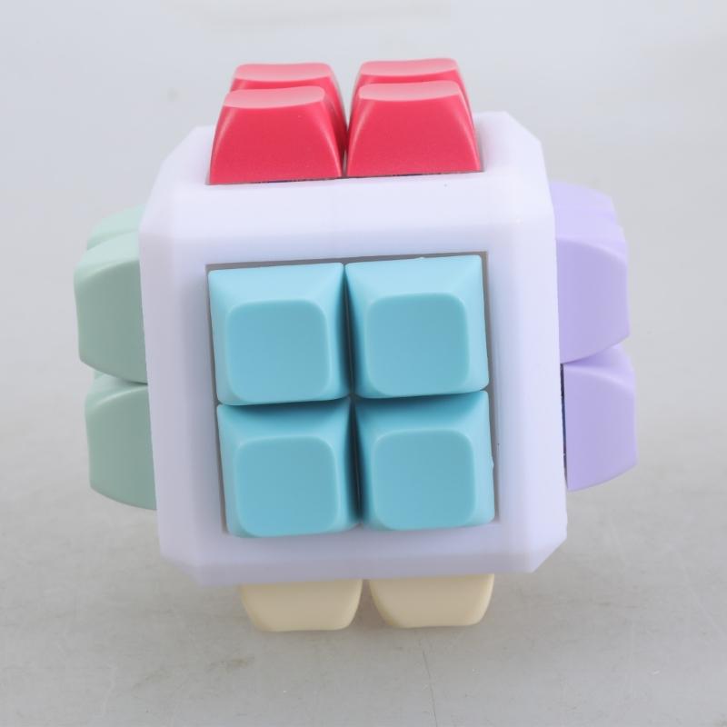 Hexahedron Mechanical Keyboard Switches Tester 24-Key without Light for Precise Typing Stylish Stylish Design