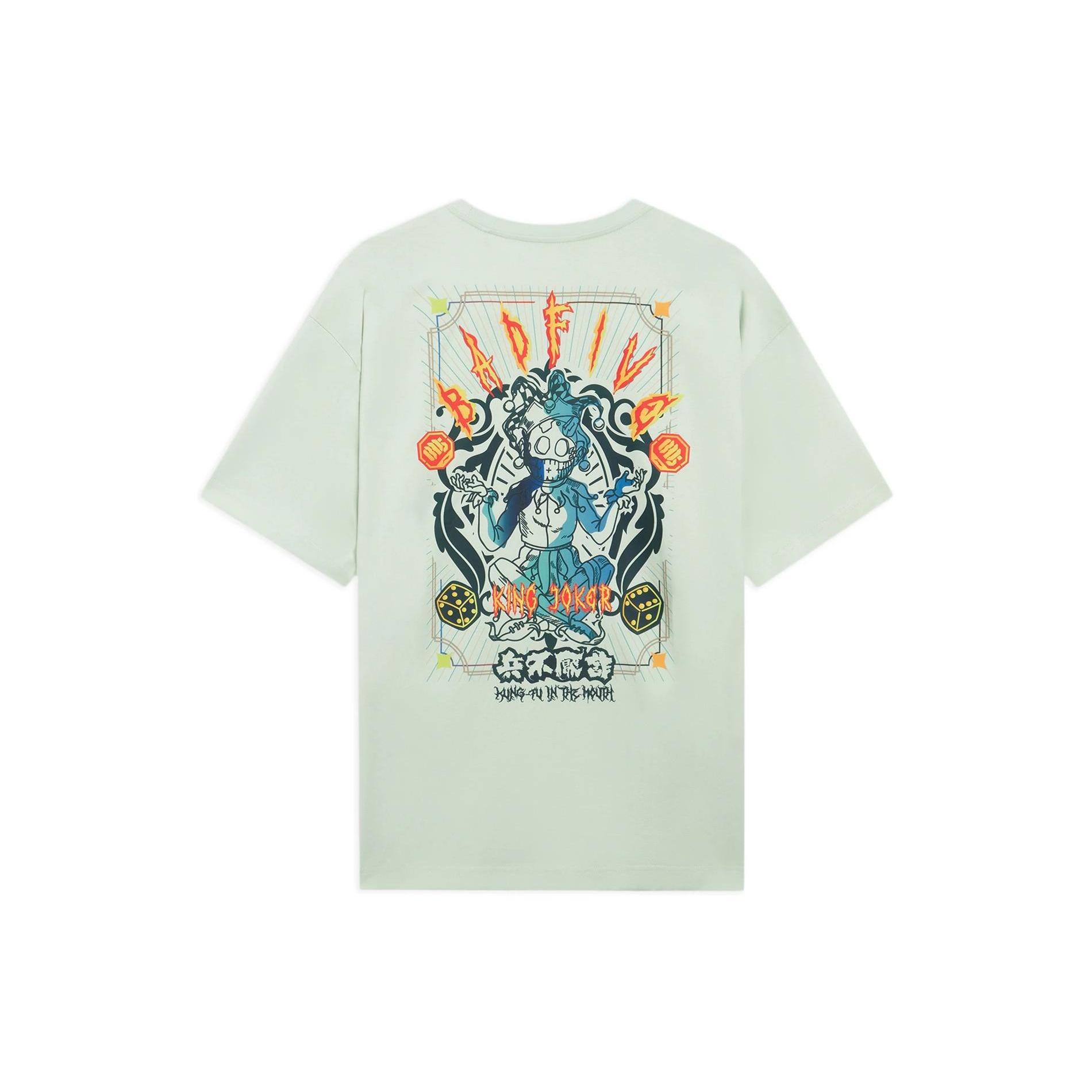 Li-Ning BadFive King Joker Graphic Loose Fit T-shirt  Light Green  Men s AHSS423-2 L