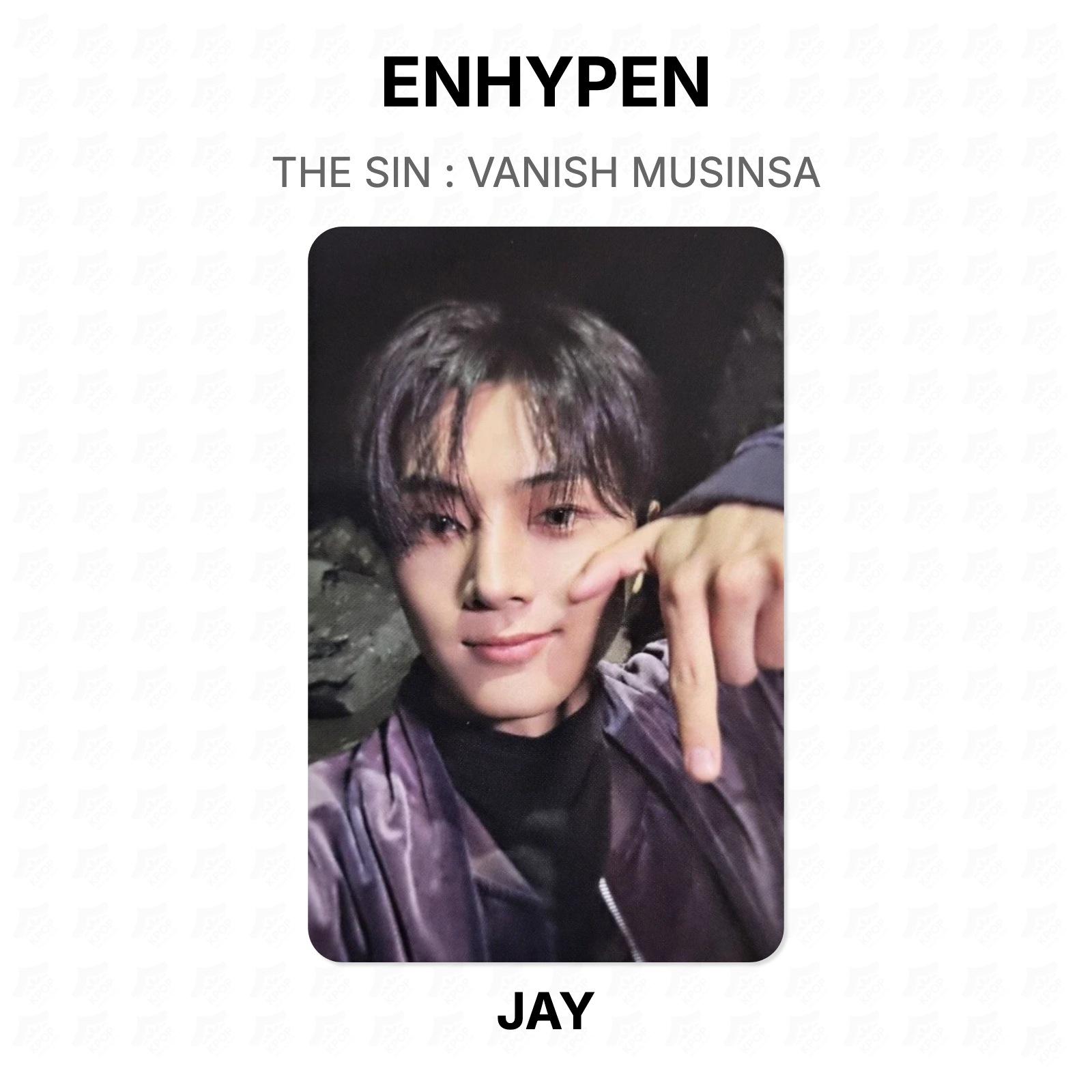 ENHYPEN THE SIN : VANISH MUSINSA Официальная фотокарточка JAY
