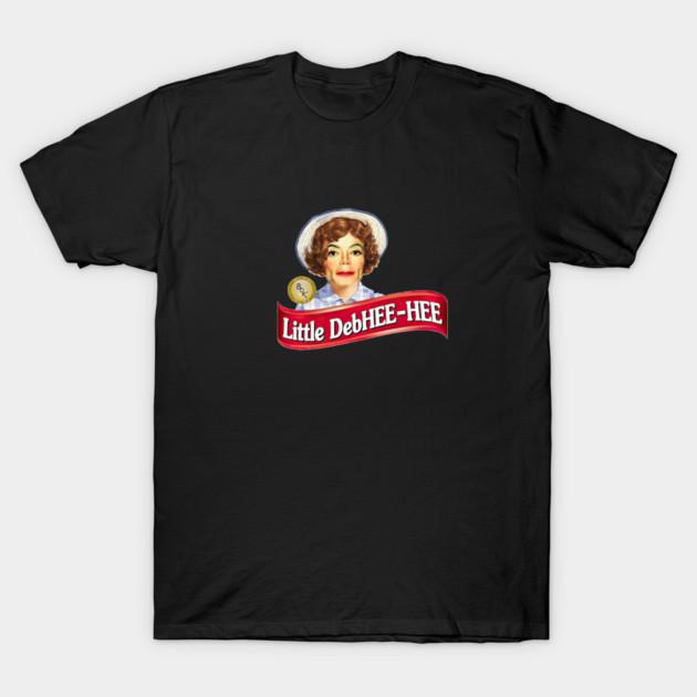 Asian Size Men Black Print T-shirt Little Debhee Hee Parody Shirt | Funny Retro Meme Design No-Cut Print Cotton Tshirt S чёрный