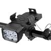Luce Anteriore per Bici Ricaricabile USB 3-in-1, Campanello, Supporto per Telefono, Antiurto, Montaggio Universale per Mountain Bike, Bici da Strada, Ciclismo Notturno