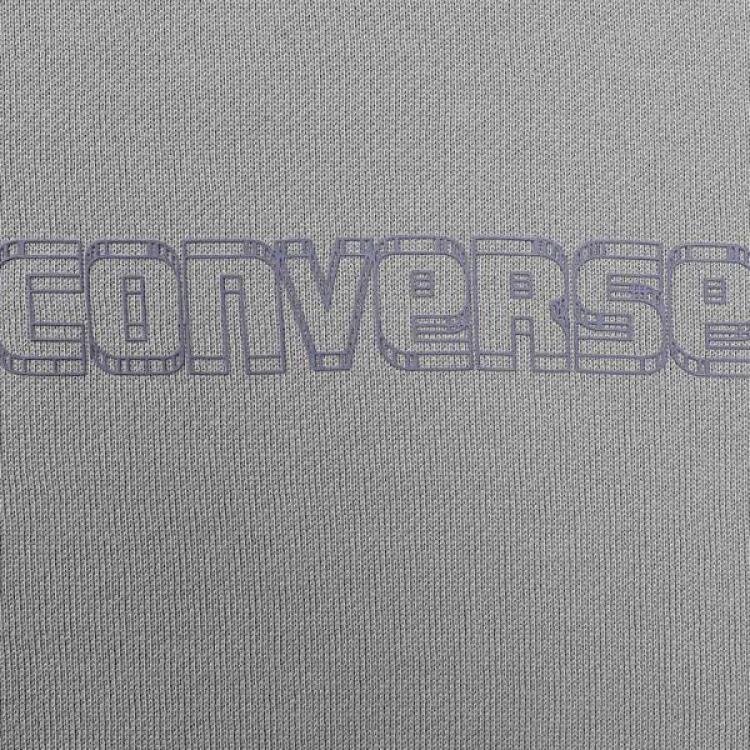 Converse Sweatshirts Men's Gray Crew Neck Moderate 10027103-A02