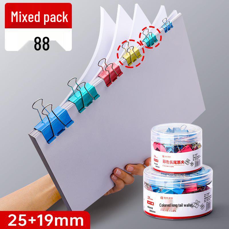 Multifunctional Dovetail File Organizer Clips - Colorful, Large, Medium, Small (15-Pack)