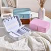 Button Storage Zipper Jewelers Organizer Container Box Portable Jewelry Box Jewelry Organizer Display Travel Jewelry Case Boxes