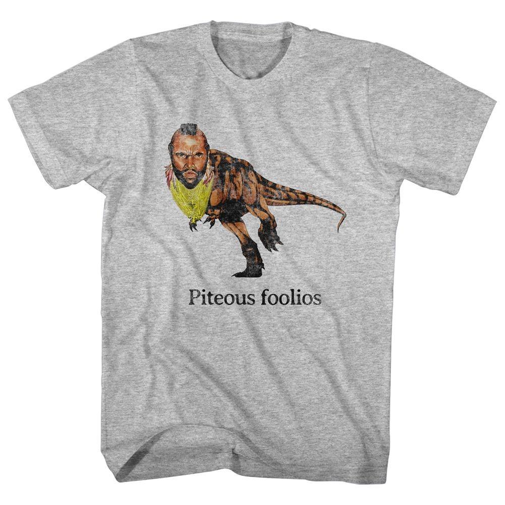 Mr. T - Piteous Foolious - Short Sleeve - Heather - Adult - T-Shirt S