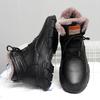 Mode Wanderschuhe Herren Winter Outdoor Warmes Fell Rutschfest Mode Luxus Outdoor Arbeit Schneestiefel Schuh Winter Bequeme Trekkingschuhe