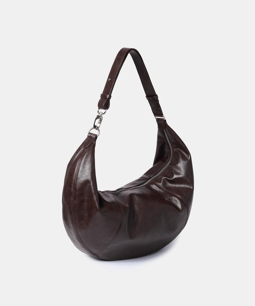 Musinsa Standard Woman Women'S Crescent Hobo Bag [Dark Brown]