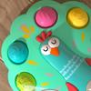 Finger Training Sensory Push Toy Button Play Toys Bird Shape Educational Toy  Babies Development
