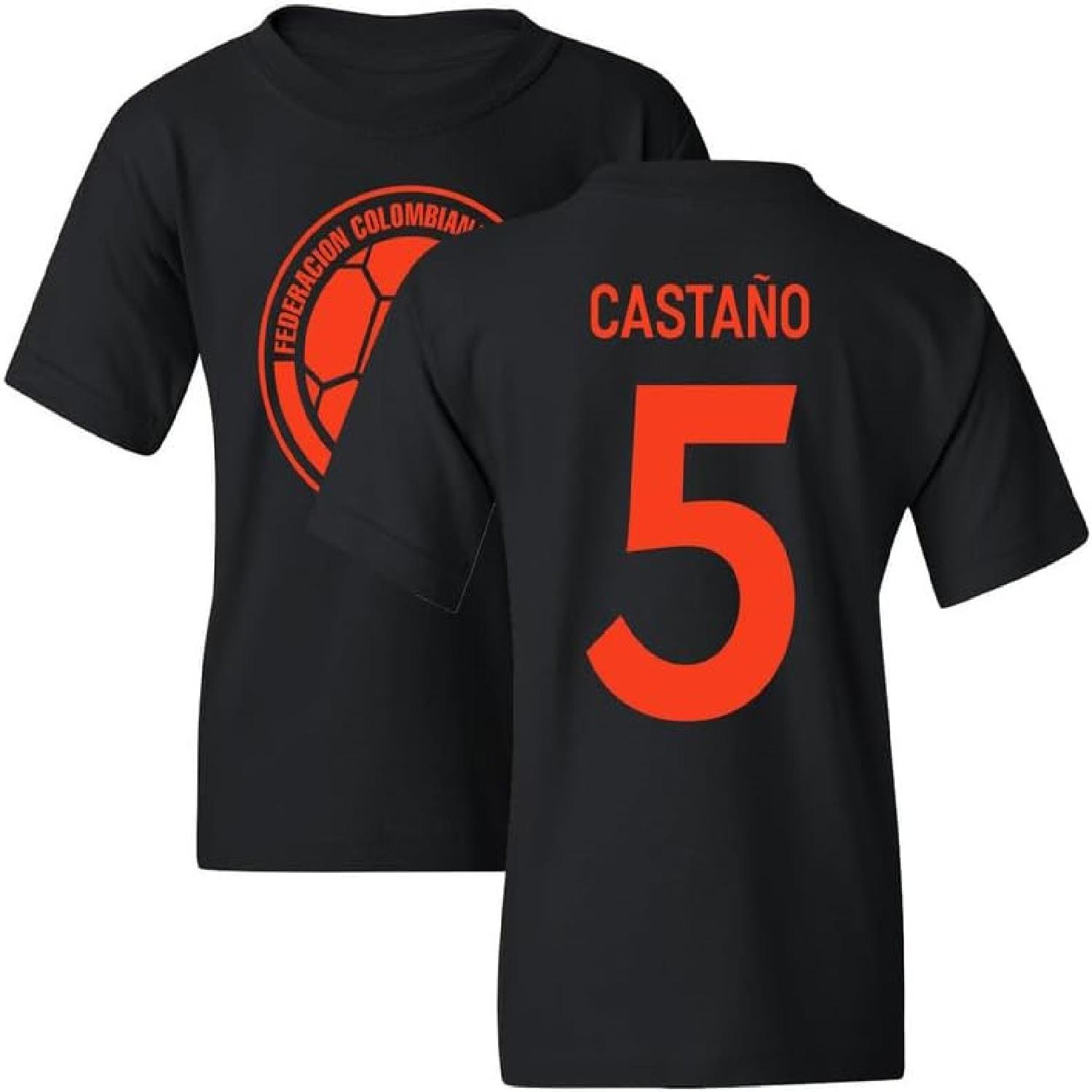 Castano 5 Jersey Style - Colombia Soccer Cup Fan Youth Unisex T-Shirt S разноцветный