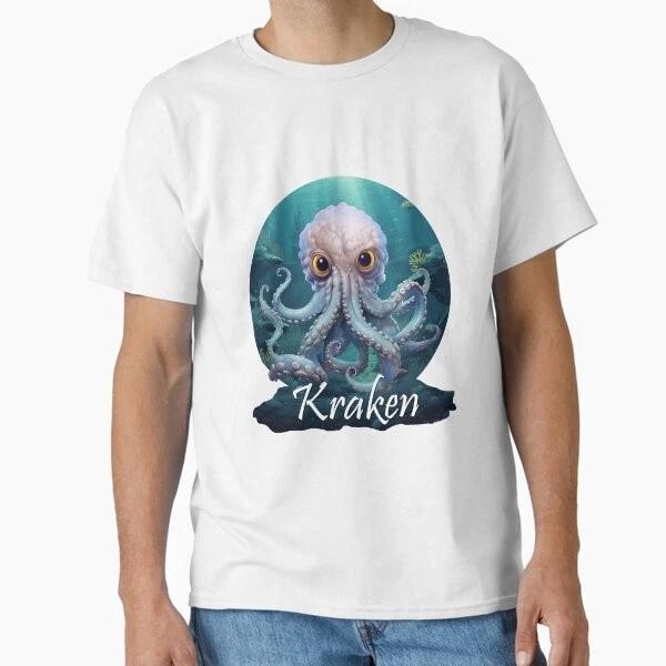 Baby Kraken Classic Tshirt Made In Usaaus Tshirt S2xl S