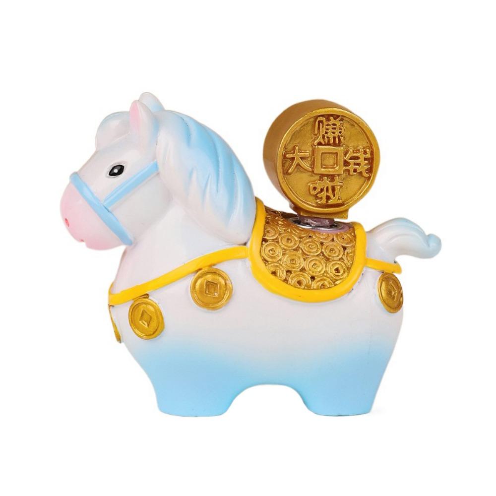 Handcrafted Zodiac Horse Ornaments Kawaii Zodiac Horse Figurines Chinese New Year