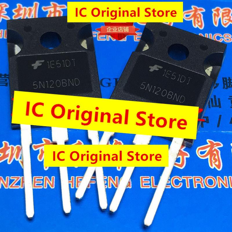 

5N120BND New Import TO-247 1200V 21A 5N120 IGBT Power Tube Electromagnetism Furnace Tube HGTG5N120BND білий