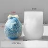 3D Easter Egg Bunny Candle Silicone Mold DIY Rabbit Decoration Plaster Drop Glue Mold Handmade Soap Aromatherapy Handmade Gifts