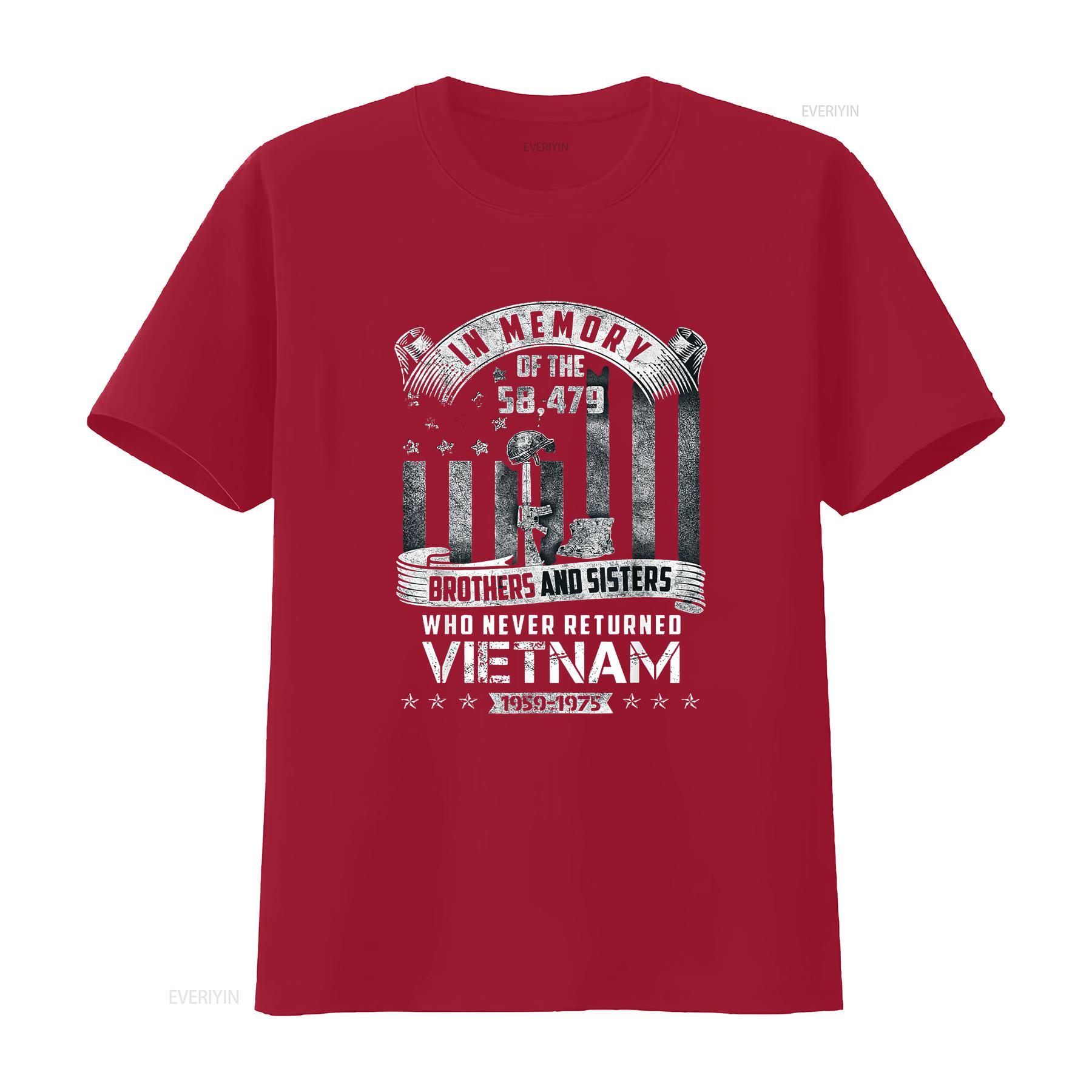 

Womens In Memory Of Vietnam Veteran T Shirt Black 2XL vintage Washed homme Breathable Soft Unisex Stretched Stylish Comfortable S