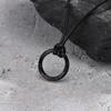 New Stylish Norse Viking Necklaces for Men,Waterproof Stainless Steel Mobius Round Pendant Collar,Gifts for Him Jewelry
