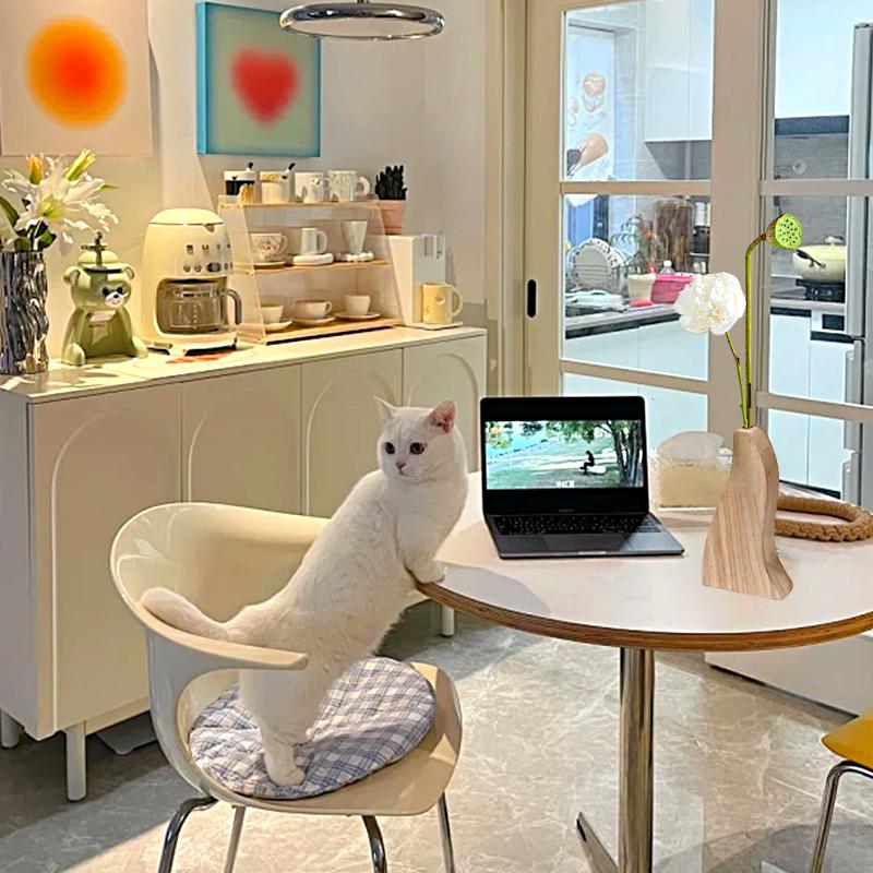 Lemn Lucrat Manual Cazare la Familie Materiale Naturale Retro Artă Florală Decorațiuni Interioare Aranjament Floral Meșteșuguri DIY Cameră de Zi 4 Stiluri