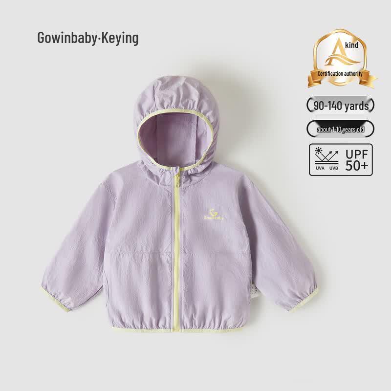 Детская летняя куртка с капюшоном для девочек GOWINBABY 2026 года с защитой от солнца
