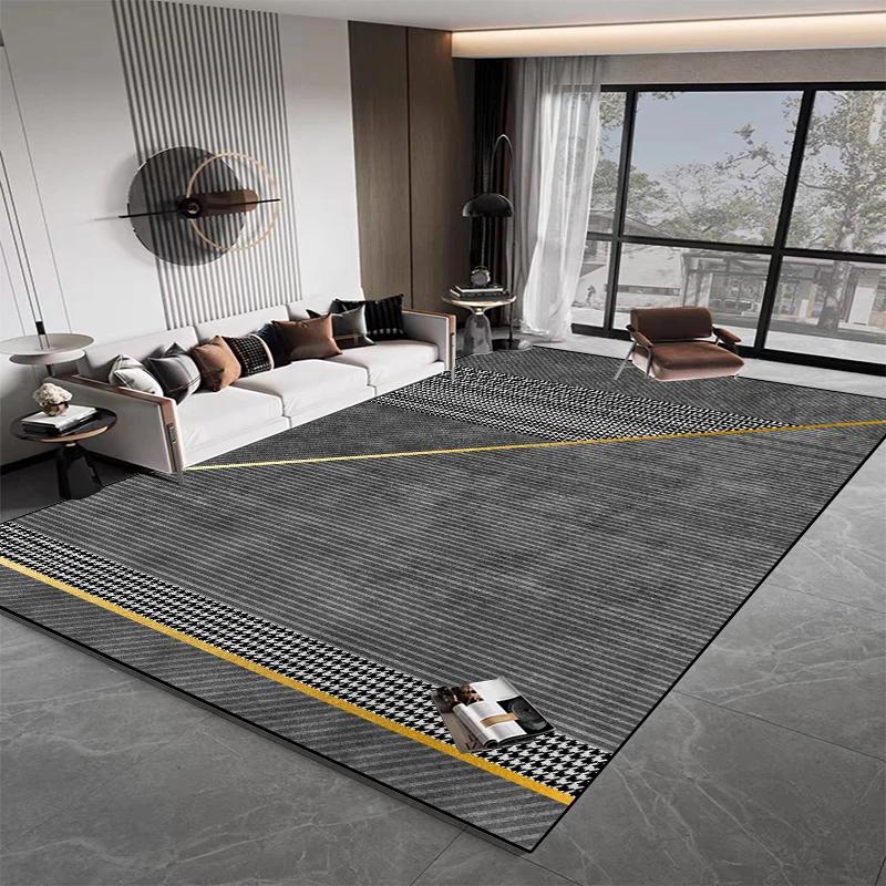 Light Luxury Carpet for Living Room Home Decoration Coffee Table Large Area Rugs Bedroom Non-slip Floor Mat Entrance Doormat