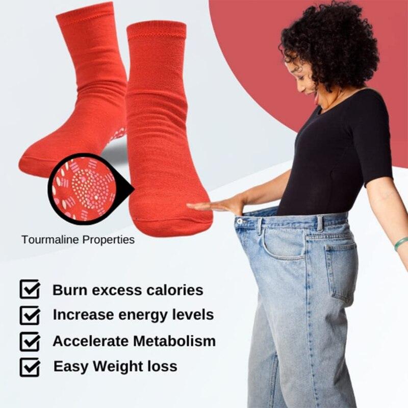 Selbsterwärmende thermotherapeutische Socken mit Turmalin Gesundheit für Männer und Frauen