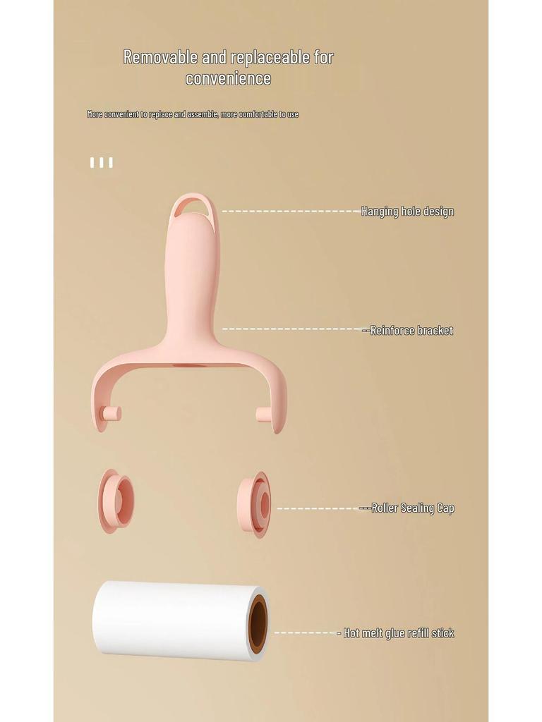 Compact Lint Roller: Household Hair & Clothes Removal Tool