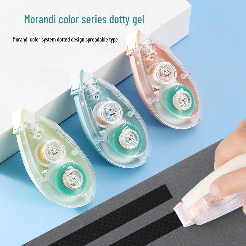 Double-Sided Transparent Dot Tape: High Viscosity Correction Tape, Cute Student Stationery
