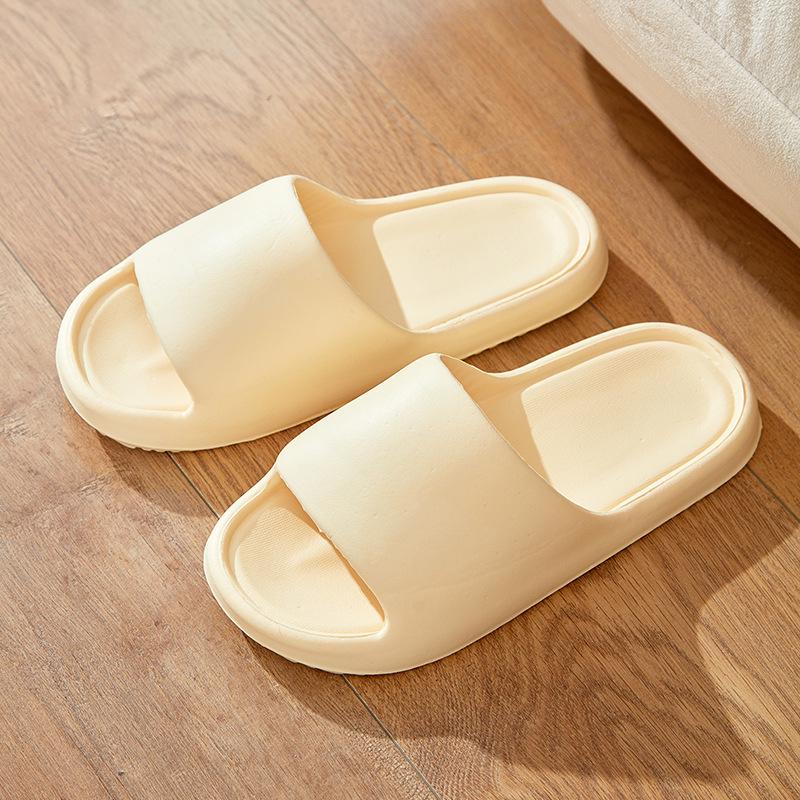 Summer Slippers: Indoor Thick-Soled, Silent Shower Sandals for Men & Women