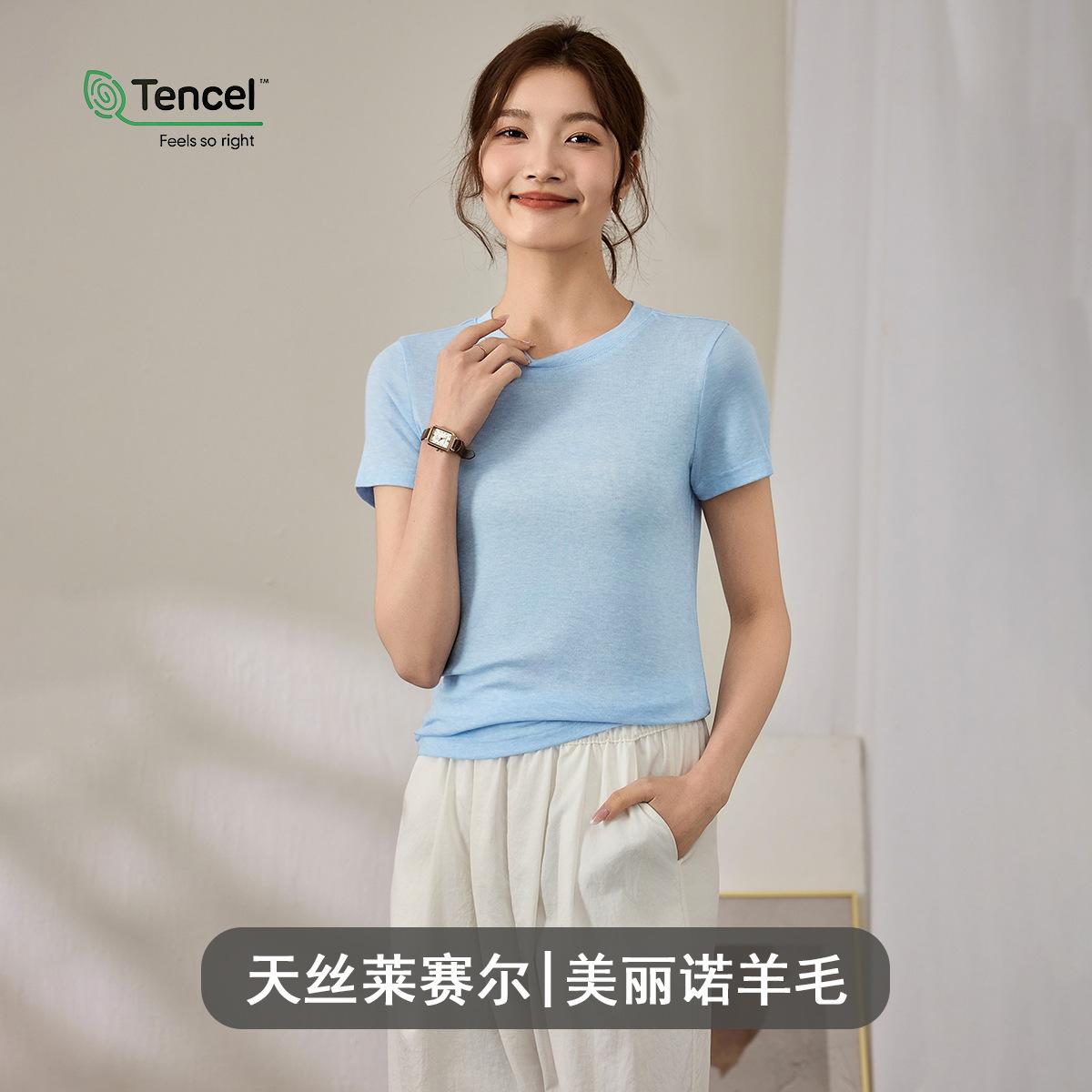 

Женская футболка с круглым вырезом и плечами высокого качества, летняя новинка, облегающий топ с нежной атмосферой 3XL синий