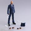 FINAL FANTASY VII BRING ARTS Rude PVC Painted Action Figure