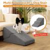 Washable Pet Step Ladder for Small Dogs - Sponge Climbing Bed Ramp
