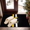 Penguins Heart Logo Art Area Rug Suitable for Indoor And Outdoor,Carpets for Kitchens, Homes, Offices, Living Rooms,Home Decor,Christmas Gift