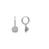 Luxenter Earrings with Rhodium-plated Blue Crystal - Liw