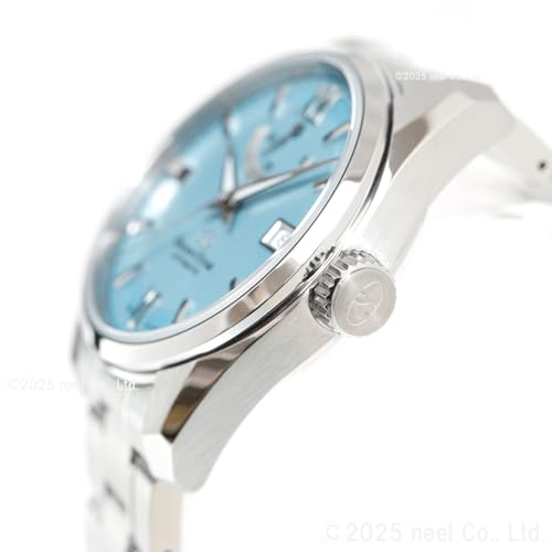 Orient Star RK-AU0109L Men's Automatic Watch with Contemporary Date, Mechanical Movement, Made in Japan, 2-Year Manufacturer's Warranty, Ice Blue