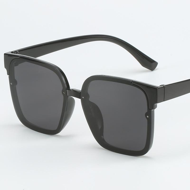 Sunglasses Women'S Personality Retro Large Frame Square Ink Street Glasses