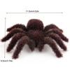 Large Spider Props Creepy Halloween Fake Hairy Spider Realistic Hairy Scary Spider Halloween Spider Toys Outdoor Indoor Decor